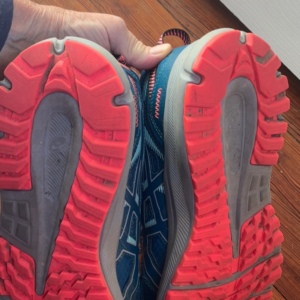 ASICS blue athletic shoes - Picture 10 of 15